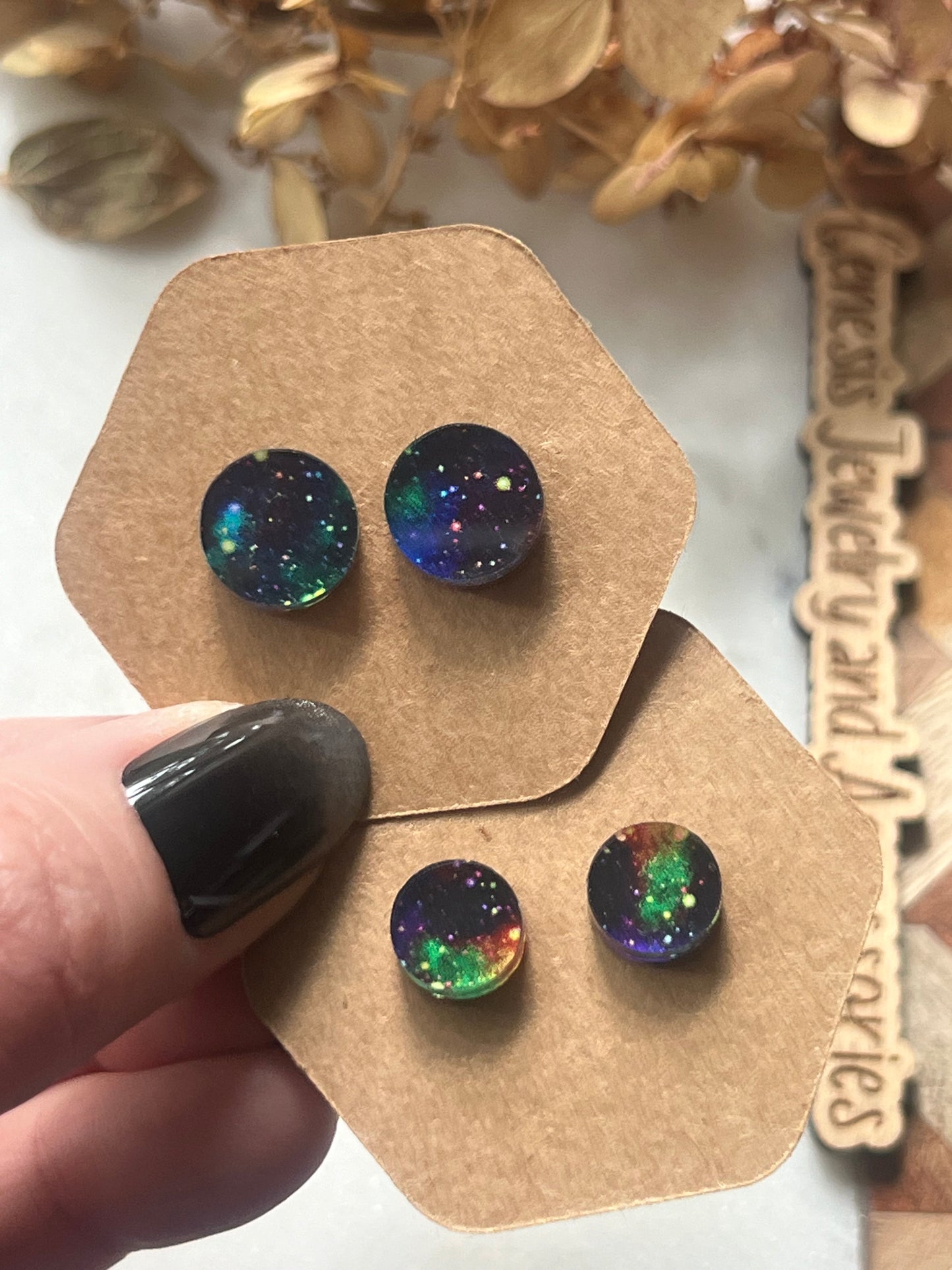 Round Acrylic Studs