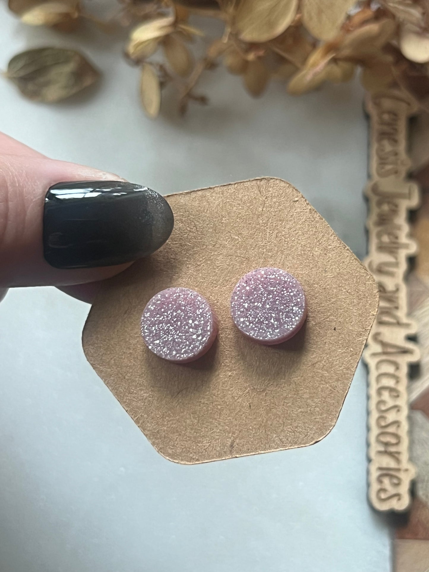 Round Acrylic Studs