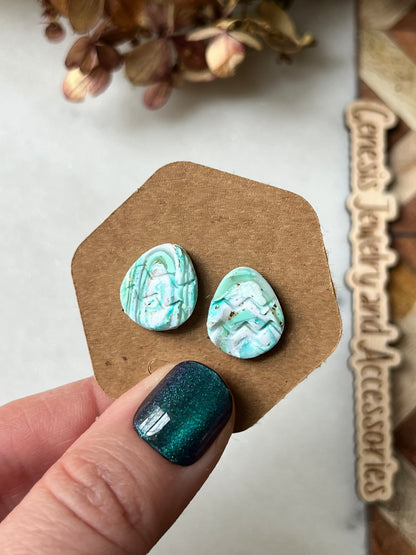 Clay Egg Studs