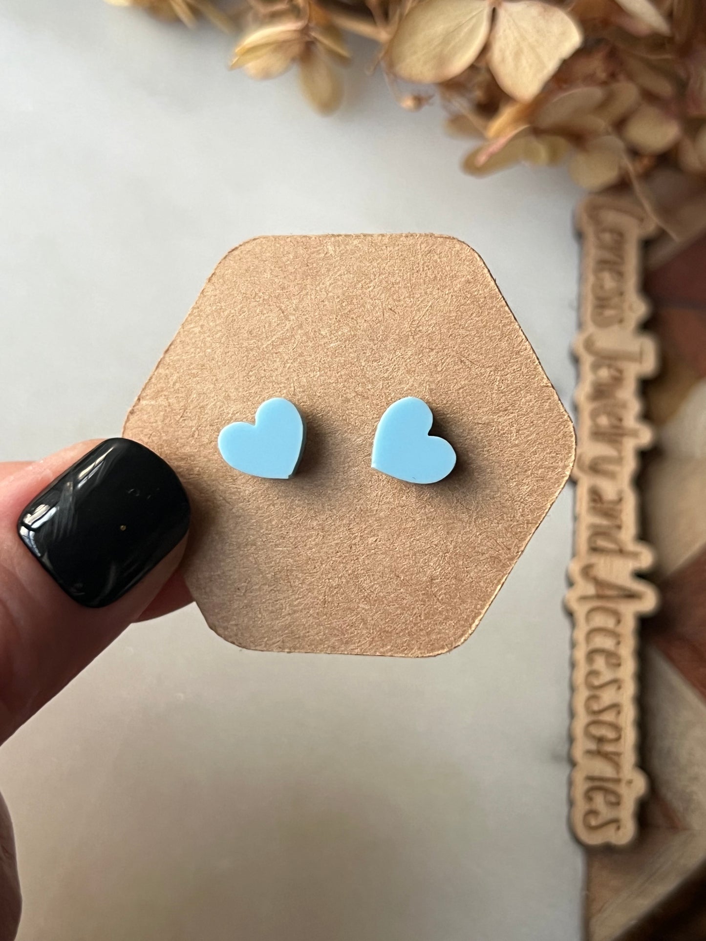 Tiny Heart Studs