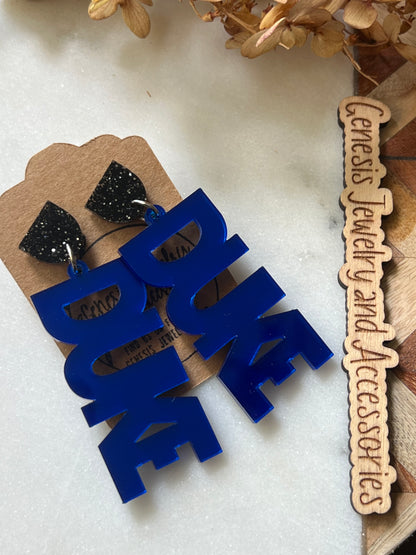 NC College Sports Acrylic and Wood