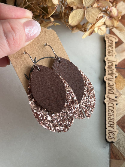 Fringed Leaf - Silver Hook