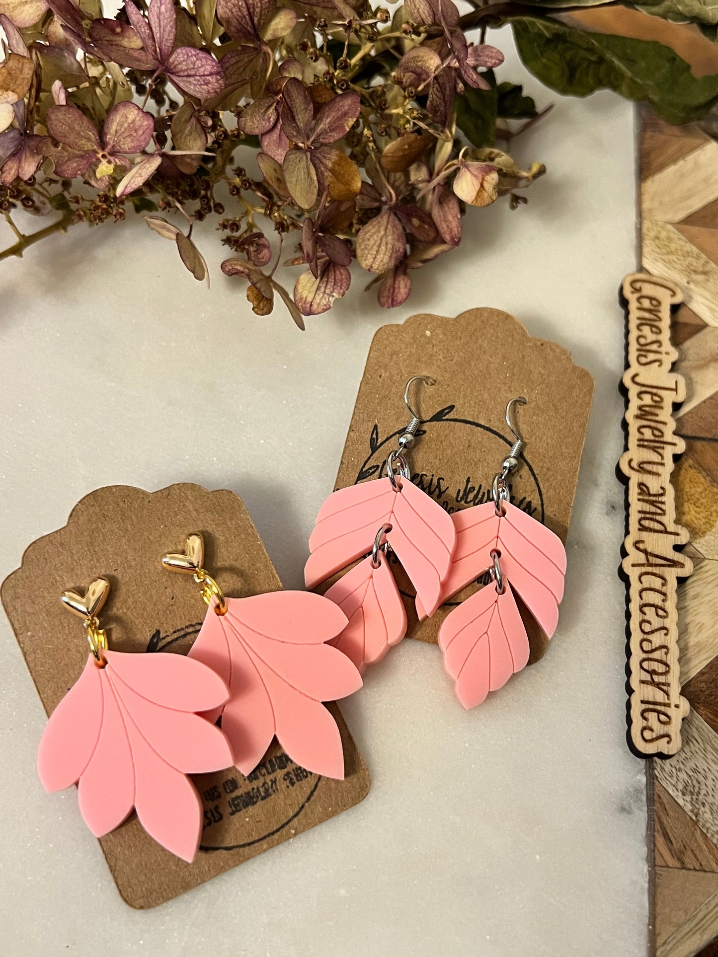 Pink Leaves
