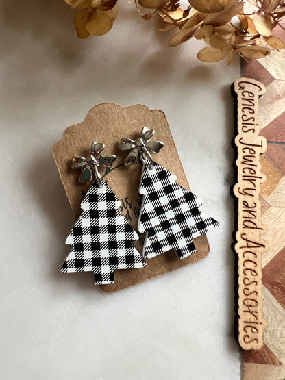 Christmas Trees - Stud Back Dangles