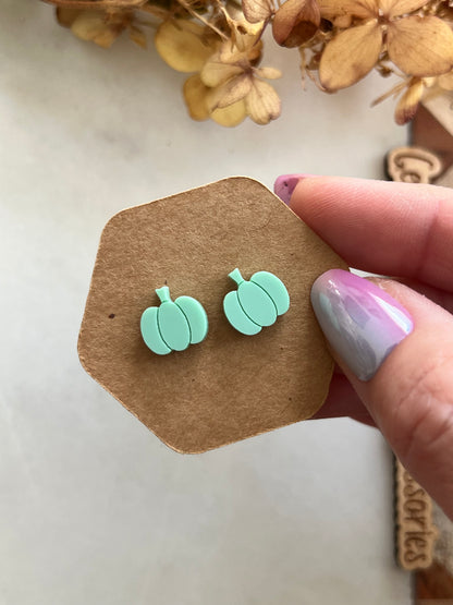 Tiny Pumpkin Studs