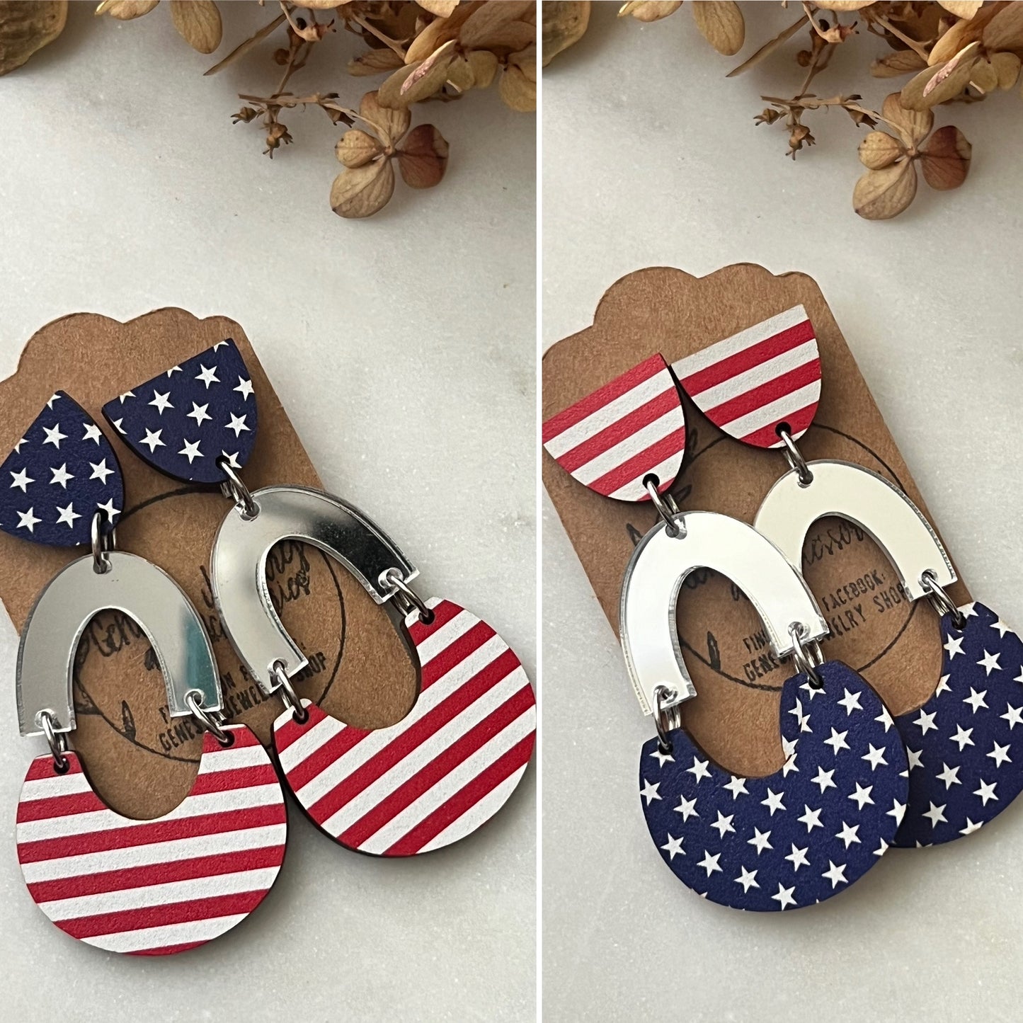 Fancy U/American Flag