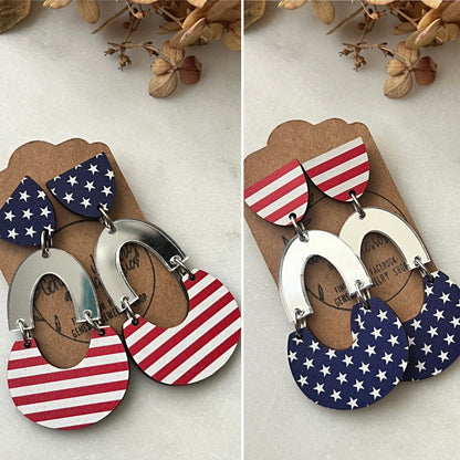 Fancy U/American Flag