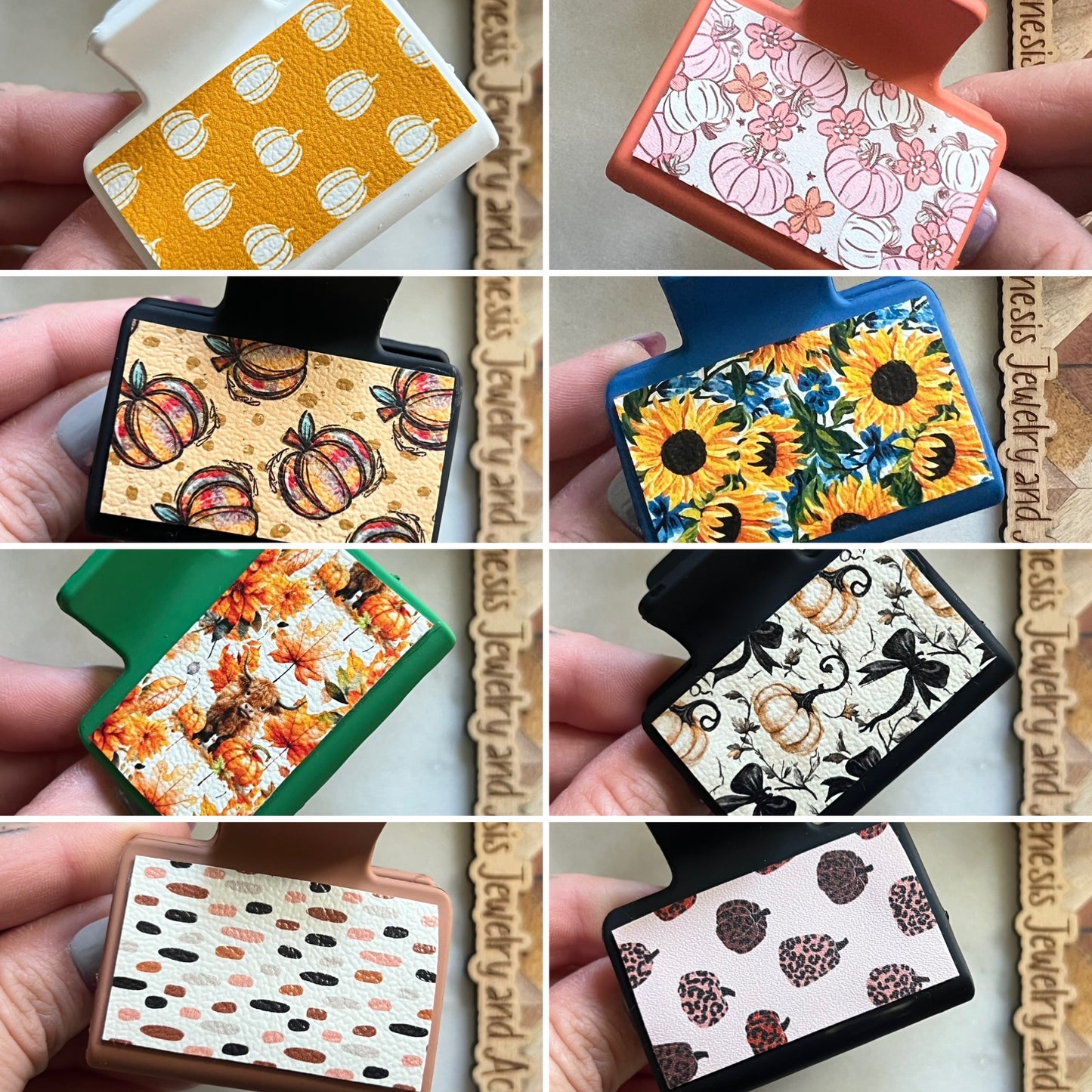 Fall - 2" Claw Clips