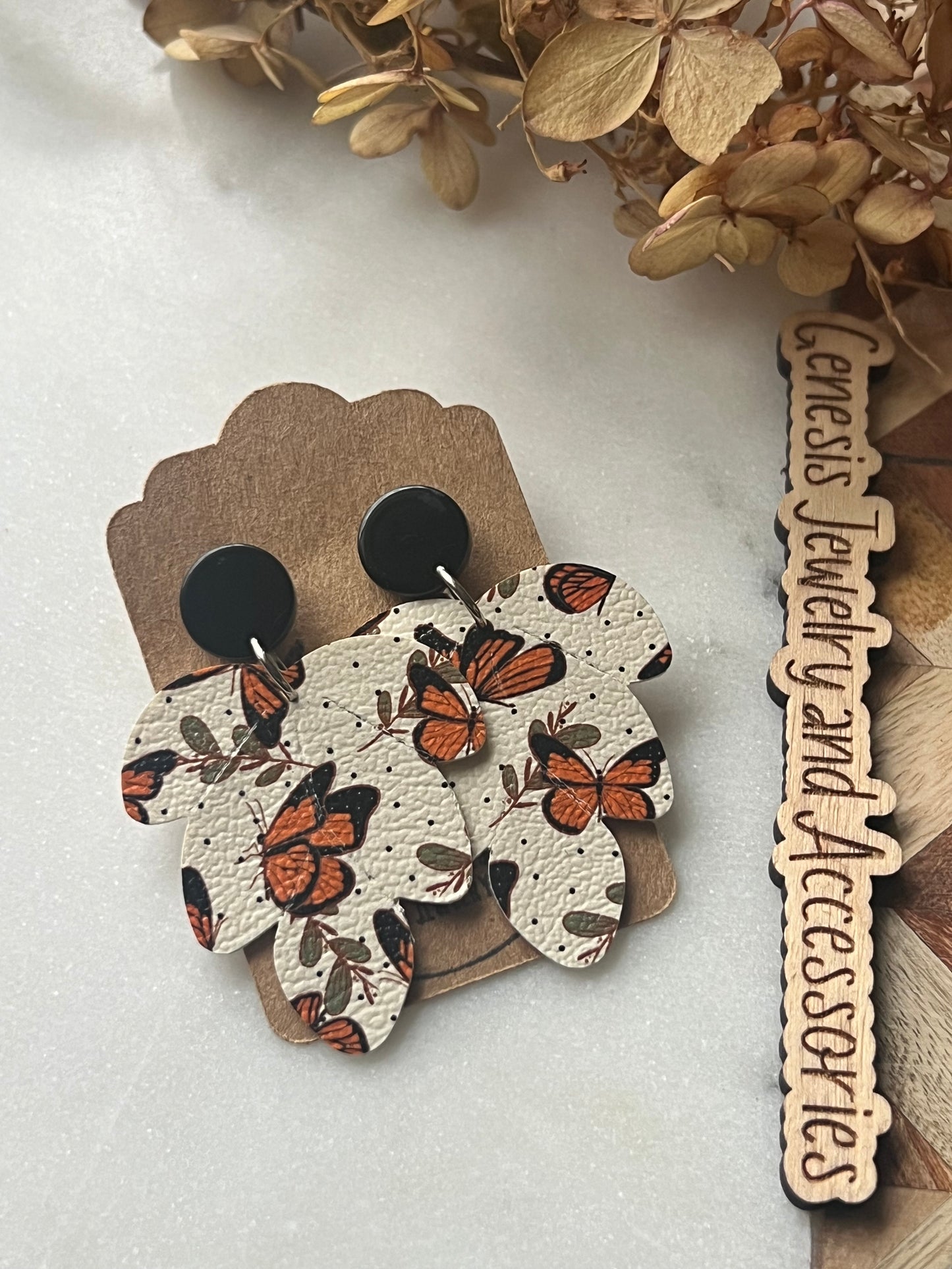 Embossed Leaf - Faux Leather