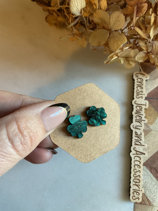 Acrylic/Clay Shamrocks