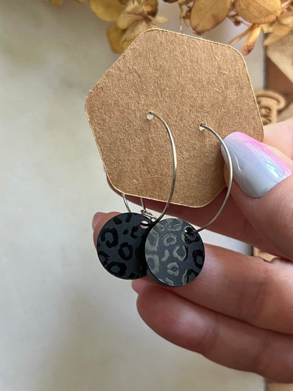 Leopard Hoops