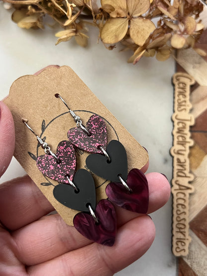 Three Layered Hearts