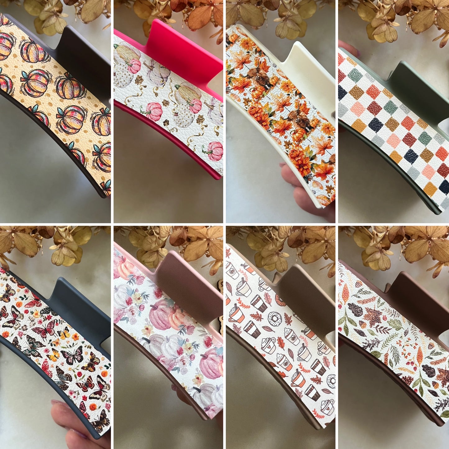 Fall - 4" Claw Clips