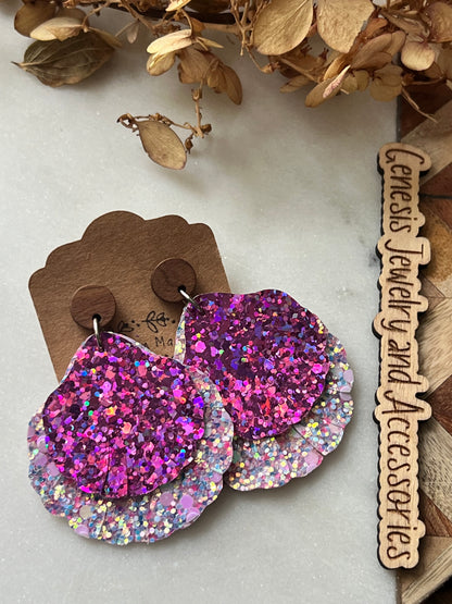 Scallop Shell - Faux Leather