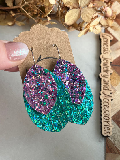 Fringed Leaf - Silver Hook