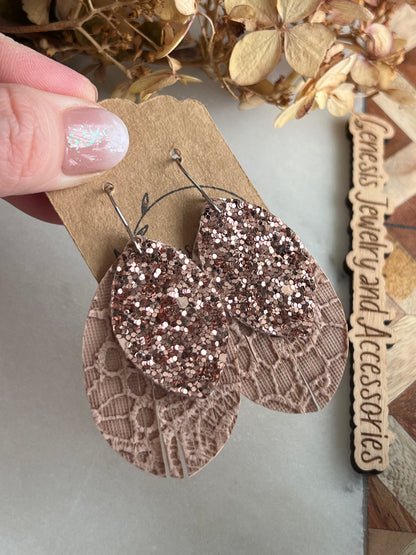 Fringed Leaf - Silver Hook