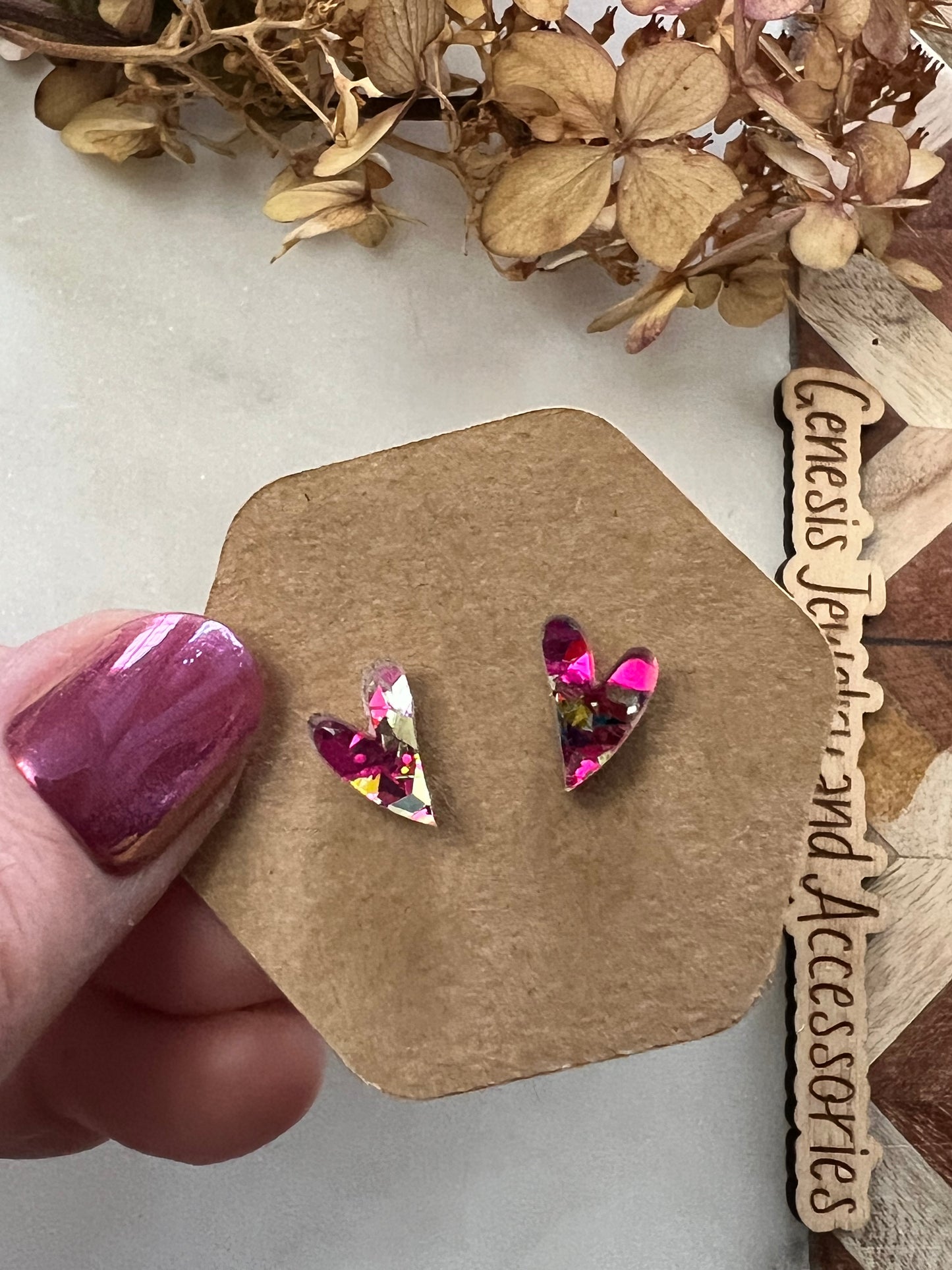 Mini Heart Studs