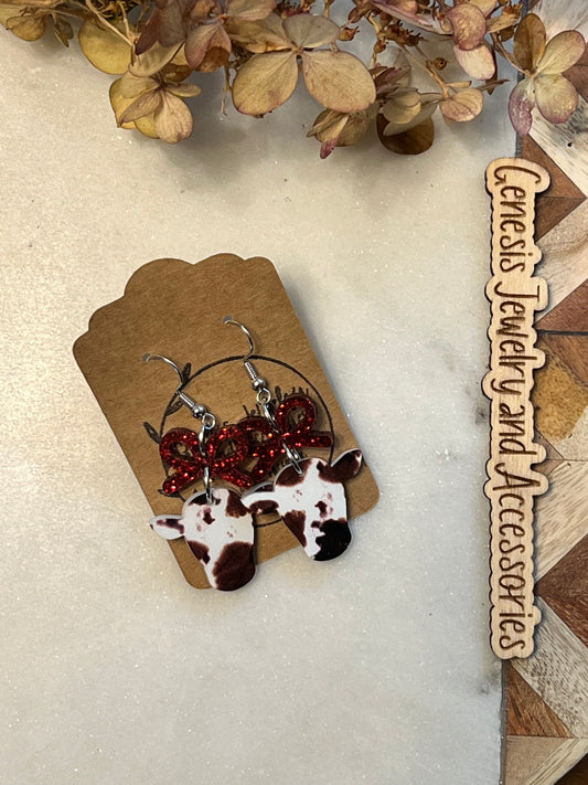Cow w/Red Bow
