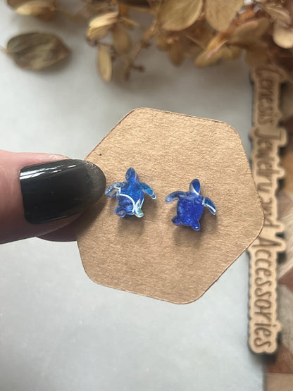 Small Sea Turtles - Acrylic Studs