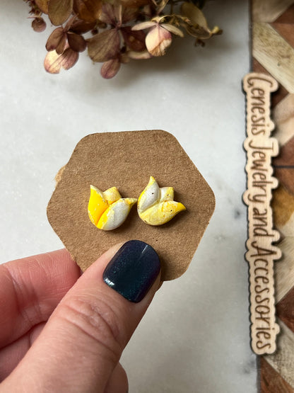 Clay Tulip Studs