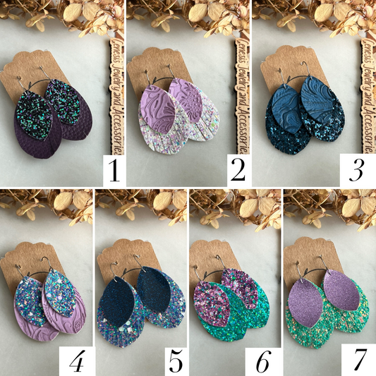 Fringed Leaf - Silver Hook