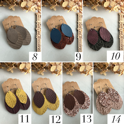 Fringed Leaf - Silver Hook