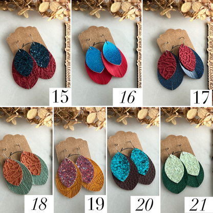 Fringed Leaf - Silver Hook